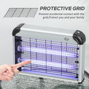 Outsunny 20W Mosquito Killer Electric Insect Fly Pest Control, Silver