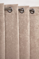 Regency - Elegant Woven Thermal Blackout Eyelet Curtains in Taupe