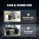 Outsunny Compressor Car Fridge Freezer, Dual Zone With App Control Black