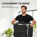 SPORTNOW Non-Slip Plyo Box, Corner-free Wooden Jump Box