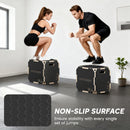 SPORTNOW Non-Slip Plyo Box, Corner-free Wooden Jump Box