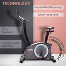 TopSports Exercise Bike Ergometer ET 6 With Kinomap, Incl. Heart Rate Receiver