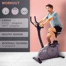 TopSports Exercise Bike Ergometer ET 6 With Kinomap, Incl. Heart Rate Receiver