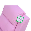 HOMCOM Children Recliner Chair - Pink