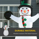 HOMCOM 6.5ft Inflatable Snowman