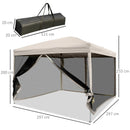 Outsunny 3 x 3(m) Pop Up Gazebo Beige