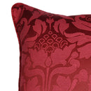 D & D Eastbourne Filled Cushion in Burgundy