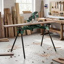 HOMCOM Universal Mitre Saw Stand with Adjustable Rollers and Support Arms