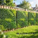 Outsunny Artificial Grass Wall Panel, Greenery Wall, 100x100 cm, Green