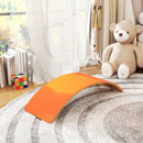 AIYAPLAY Wooden Balance Board For Kids, Wobble Board With Felt, Orange