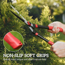 Outsunny Garden Shears, 63.5 cm Hedge Shears with Razor-Sharp Blades