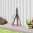Outsunny Garden Shears, 63.5 cm Hedge Shears with Razor-Sharp Blades