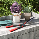 Outsunny Garden Shears, 63.5 cm Hedge Shears with Razor-Sharp Blades