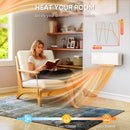 HOMCOM 2000W Ceramic Electric Heater with Fan, Wall Mounted, White