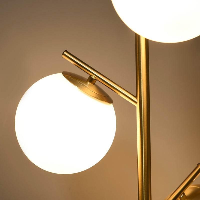 HOMCOM Modern Tree Floor Lamp with 3 Light, for Living Room Bedroom