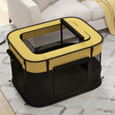 PawHut Portable Dog Pen For Puppies, Rabbits, Kittens, Guinea Pigs - Yellow