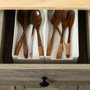 HOMCOM Sideboard Buffet Cabinet with Storage Cabinets and Drawers Grey