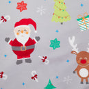 Fusion Elf & Santa Duvet Cover Set in Grey