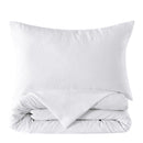 Ely Embossed Diamond Duvet Set - White
