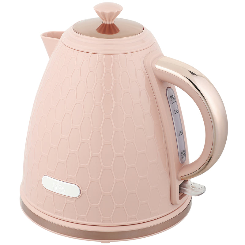 HOMCOM Electric Kettle, Fast Boil, 1.7L, 3kW, Auto Shut-off