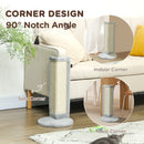 PawHut 56cm Corner Cat Scratching Post with Sisal Scratching Pad, Grey