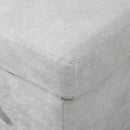 HOMCOM Pull Out Sofa Bed L Shape Corner Sofa w/ Reversible Chaise Light Grey