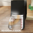 HOMCOM 88L Small Fridge Freezer With 5-Setting Thermostat, Inner Light