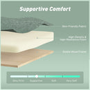 HOMCOM 2 Seater Sofa Bed, Convertible Pull Out Bed Settee, Light Green