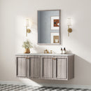 HOMCOM Wall Bathroom Mirror, Vanity Mirror, Grey