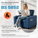 HOMCOM 3-in-1 Sofa Bed, Convertible Sleeper Chair With Adjustable Backrest