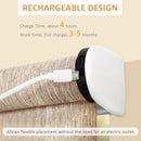 HOMCOM WiFi Smart Roller Blinds 120 x 180cm - Brown