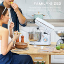 HOMCOM Electric Stand Mixer, 5L Food Mixer With Dough Hook, Whisk