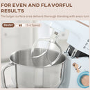 HOMCOM Electric Stand Mixer, 5L Food Mixer With Dough Hook, Whisk