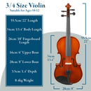 Forenza Prima I Violin Outfit - 3/4 Size