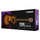 Yamaha F310P Acoustic Guitar Pack - Tobacco Sunburst