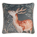 D & D Forest Animals Filled Cushion in Green