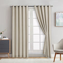 Lewis's Farrow Eyelet Curtains - Natural