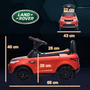 AIYAPLAY Land Rover Licensed Kids Electric Ride On Car Sliding Car