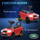 AIYAPLAY Land Rover Licensed Kids Electric Ride On Car Sliding Car