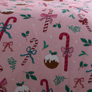 Fusion Festive Fancy Duvet Cover Set in Pink