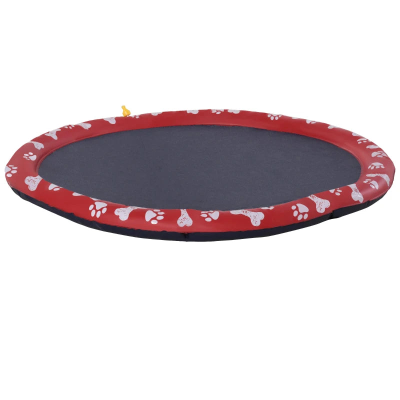 PawHut Pet Splash Pad 150cm - Red