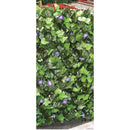 Silver & Stone Expanding Lilac Floral Ivy Trellis with Artificial Leaves 2m x 1m