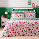 Bedlam Fun Strawberries Duvet Cover Set in Pink
