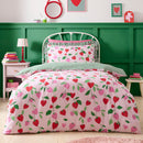 Bedlam Fun Strawberries Duvet Cover Set in Pink