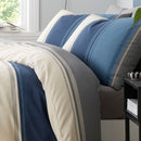 Fusion Betley Duvet Cover Set In Blue - Super King