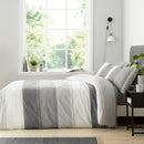 Fusion Betley Duvet Cover Set In Grey - Super King