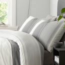 Fusion Betley Duvet Cover Set In Grey - Super King