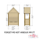 Forget Me Not Pressure Treated Arbour
