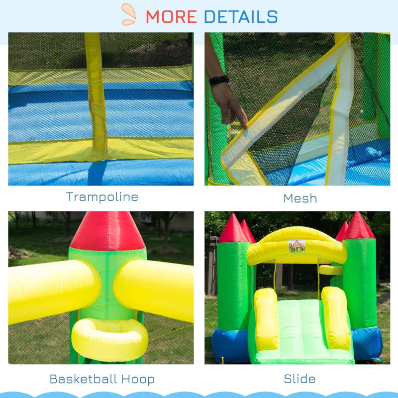 HOMCOM Bouncy Castle - Multi Colour