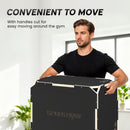 SPORTNOW Non-Slip Plyo Box, Corner-free Wooden Jump Box